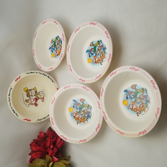Kellogg's Plastic Cereal Bowls - Picture 1 of 16